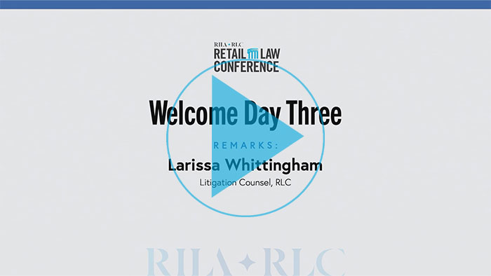 Day 3 Opening Remarks from RLC Litigation Counsel Larissa Whittingham image